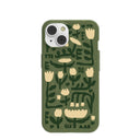 Forest Floor Abstract Tulips iPhone 14 Case