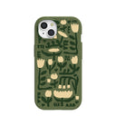 Forest Floor Abstract Tulips iPhone 15 Case