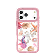 Clear Aqua Dreams iPhone 17 Pro Max Case With Petal Pink Ridge (MagSafe included)