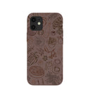 Chocolate Brown Autumn Sweets iPhone 12 Mini Case