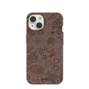 Chocolate Brown Autumn Sweets iPhone 14 Case