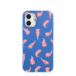 Electric Blue Axolotls iPhone 16 Plus Case