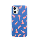 Electric Blue Axolotls iPhone 16 Plus Case