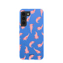 Electric Blue Axolotls Samsung Galaxy S22 Case