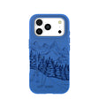 Electric Blue Backcountry Ski iPhone 17 Pro Case
