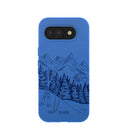 Electric Blue Backcountry Ski Google Pixel 10a Case