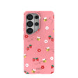 Bubblegum Pink Bees n Berries Samsung Galaxy S26 Ultra Case