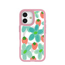 Clear Berry Belle iPhone 17 Case With Petal Pink Ridge (MagSafe included)
