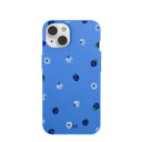 Electric Blue Black and Blue iPhone 14 Case