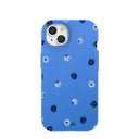 Electric Blue Black and Blue iPhone 15 Case
