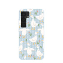 Powder Blue Blooming Quackers Samsung Galaxy S25 Case