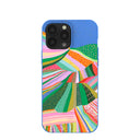 Electric Blue Bloomstatic iPhone 13 Pro Max Case