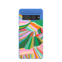 Electric Blue Bloomstatic Google Pixel 7 Pro Case
