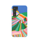 Electric Blue Bloomstatic Samsung Galaxy S24+(Plus) Case