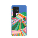 Electric Blue Bloomstatic Samsung Galaxy S25 Ultra Case