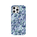 Powder Blue Blue Blooms iPhone 16 Pro Max Case
