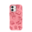 Bubblegum Pink Book Club iPhone 17 Case