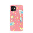 Bubblegum Pink Budgie Daydream iPhone 12 Mini Case