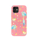 Bubblegum Pink Budgie Daydream iPhone 12/ iPhone 12 Pro Case