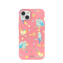 Bubblegum Pink Budgie Daydream iPhone 14 Plus Case