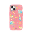 Bubblegum Pink Budgie Daydream iPhone 15 Case