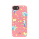 Bubblegum Pink Budgie Daydream iPhone 6/6s/7/8/SE Case