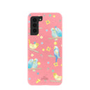 Bubblegum Pink Budgie Daydream Samsung Galaxy S21 Case