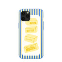 Electric Blue Butter Bars iPhone 12 Pro Max Case
