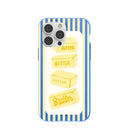Electric Blue Butter Bars iPhone 14 Pro Max Case