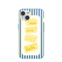 Electric Blue Butter Bars iPhone 14 Case