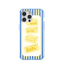 Electric Blue Butter Bars iPhone 15 Pro Max Case