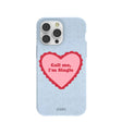 Powder Blue Call Me iPhone 14 Pro Max Case