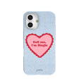 Powder Blue Call Me iPhone 16 Case