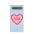 Powder Blue Call Me Google Pixel 6a Case