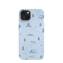 Powder Blue Camp Nights iPhone 13 Case