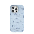 Powder Blue Camp Nights iPhone 15 Pro Case