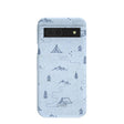 Powder Blue Camp Nights Google Pixel 8a Case