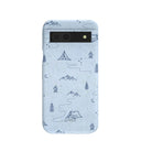 Powder Blue Camp Nights Google Pixel 8a Case
