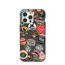 Black Canadian Stickers iPhone 15 Pro Max Case