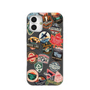 Black Canadian Stickers iPhone 16 Plus Case