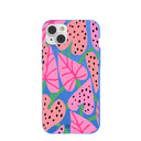 Electric Blue Candy Bloom iPhone 14 Plus Case