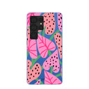 Electric Blue Candy Bloom Samsung Galaxy S25 Ultra Case