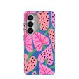 Electric Blue Candy Bloom Samsung Galaxy S26 Case