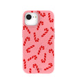 Bubblegum Pink Candy Cane Chaos iPhone 16e/17e Case