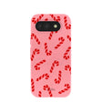 Bubblegum Pink Candy Cane Chaos Google Pixel 10a Case