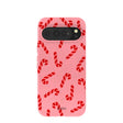 Bubblegum Pink Candy Cane Chaos Google Pixel 10 Pro XL Case