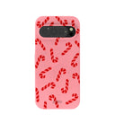 Bubblegum Pink Candy Cane Chaos Google Pixel 9/9 Pro Case