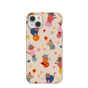 Seashell Cat Clowns iPhone 14 Plus Case