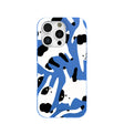 Electric Blue Cat Cow iPhone 16 Pro Case