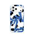 Electric Blue Cat Cow iPhone 17 Pro Max Case